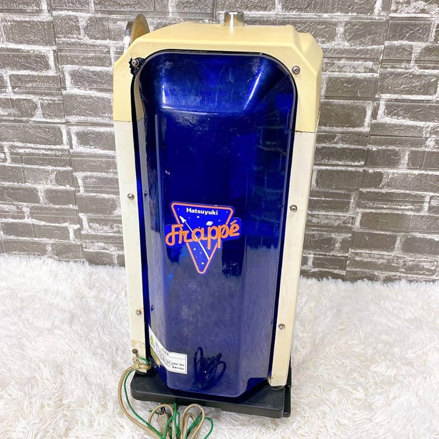 電動かき氷機　Hatsuyuki HF-700 かき氷機[ブロック氷] HF-700P 初雪 中部コーポレーション